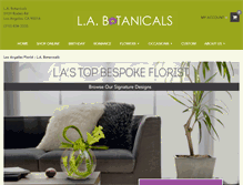 Tablet Screenshot of labotanicals.com